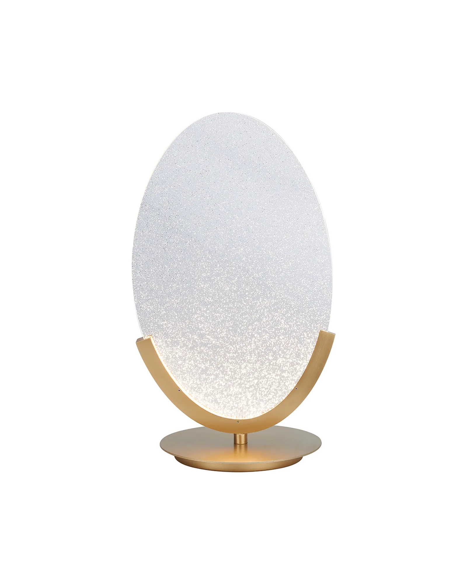 M9653  Oasis 24.5 x 44cm 1 Light Table Lamp, 12W LED, 3000K, Dimmable, Gold
